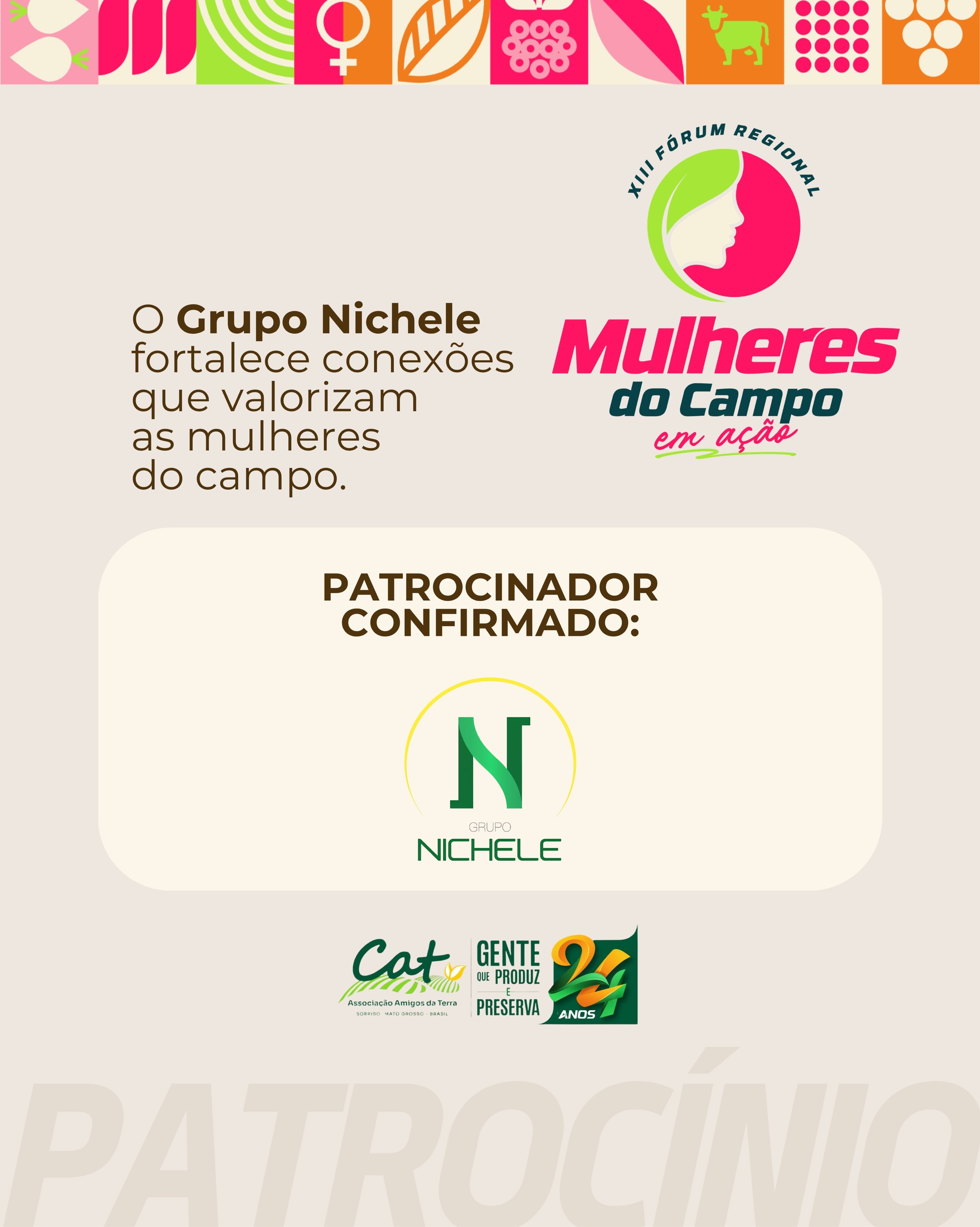 Conexões importantes tornam grandes iniciativas possíveis. O Grupo Nicheli é patrocinador…